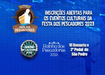 Piúma:  Inscrições abertas para os eventos culturais da Festa dos Pescadores 2023