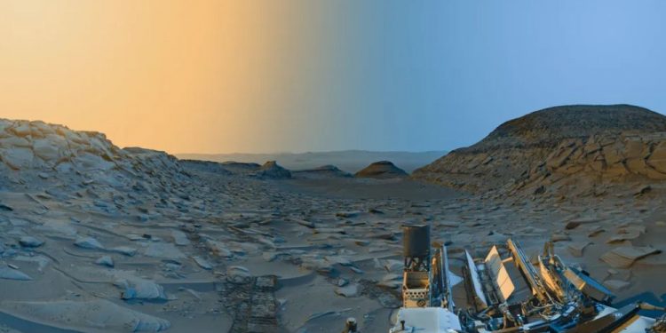 Mundo: Robô da NASA captura imagem da paisagem digna de ‘cartão postal’ de Marte