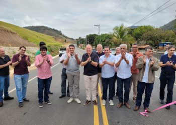 Estado: Governador entrega pavimentação da Rodovia ES-181 em Alegre