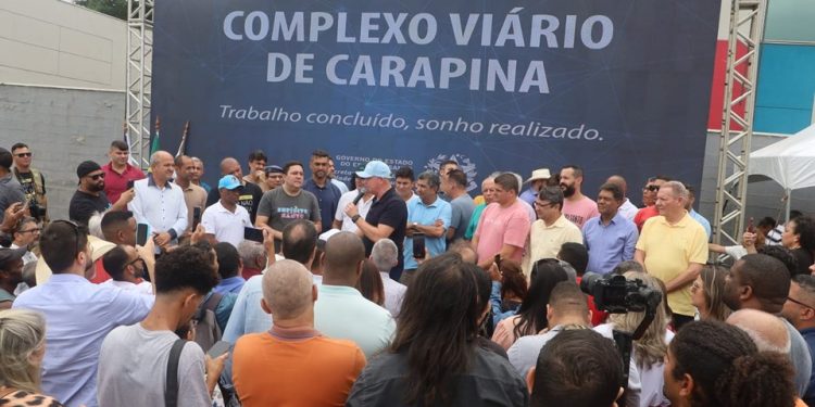 Estado: Governador inaugura viaduto e obras do Complexo Viário de Carapina