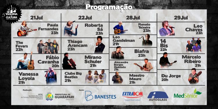 Guarapari: Confira a programação da 5ª Edição do Esquina da Cultura