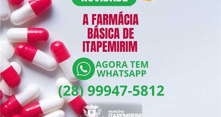 Itapemirim: Farmácia Básica agora tem WhatsApp