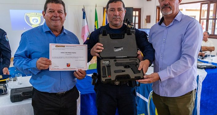 Marataízes: Guarda Municipal recebe armas de fogo