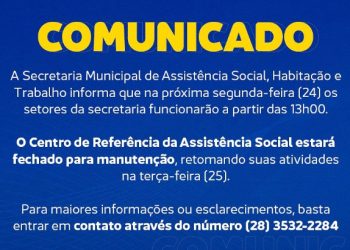 Marataízes: Prefeitura alerta sobre horário de funcionamento da Assistência Social
