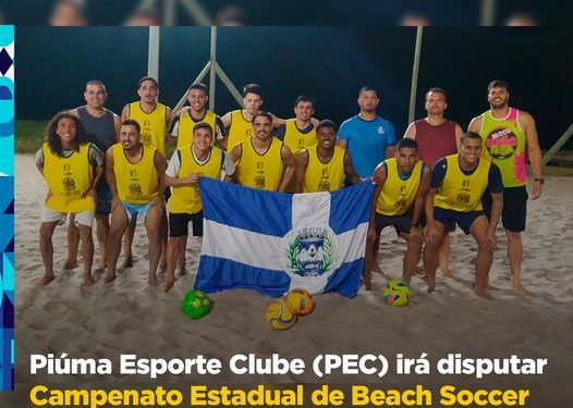 Piúma: Equipe da cidade participa do 23º Campeonato Estadual Banestes de Beach Soccer