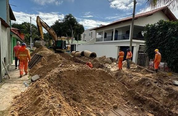 Anchieta: Prefeitura pavimenta 10 ruas em Castelhanos