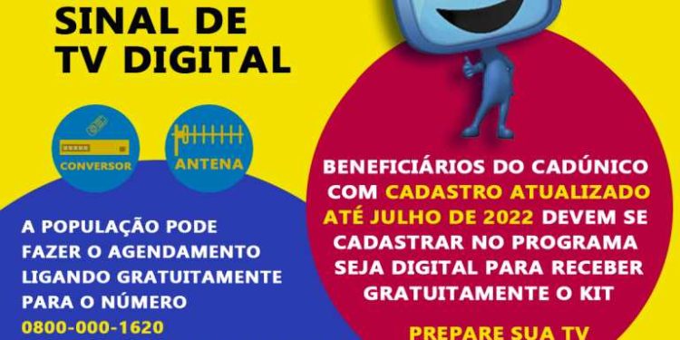 Alfredo Chaves: Prefeitura e Seja Digital distribuirá kits de TV digital