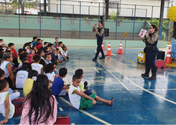 Cariacica: Escola de Nova Rosa da Penha recebe teatro sobre educação para o trânsito