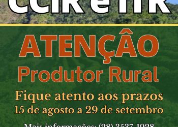 Iconha: Prefeitura alerta proprietários rurais sobre prazo da declaração do ITR