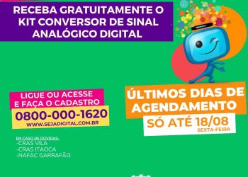 Itapemirim: Termina na sexta (18) o prazo para solicitar o kit de TV Digital
