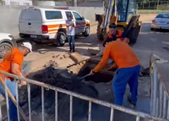 Piúma: Prefeitura realiza limpeza e desobstrução de bocas de lobo