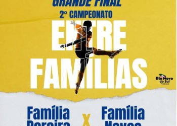 Rio Novo: Domingo é dia de super final do Campeonato de Futebol de Famílias
