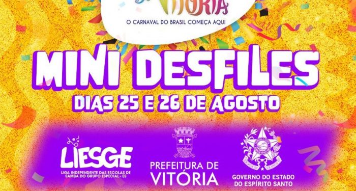 Vitória: Esquenta para Carnaval 2024 começa com mini desfiles