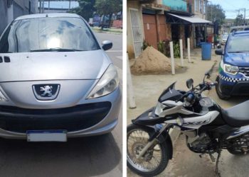Cariacica: Guarda Municipal recupera moto clonada e veículo com restrição de furto