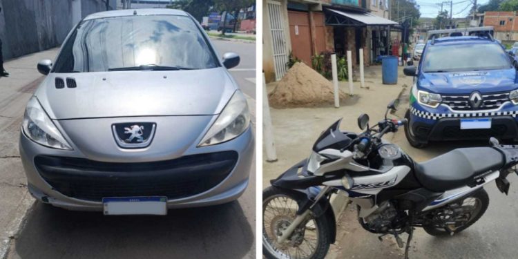 Cariacica: Guarda Municipal recupera moto clonada e veículo com restrição de furto