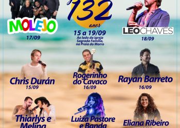 Guarapari: 132 anos de emancipação com festa na Praia do Morro