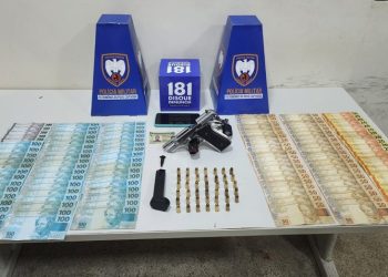 Guarapari: Suspeitos de vários roubos são detidos e arma de fogo é apreendida pela PM