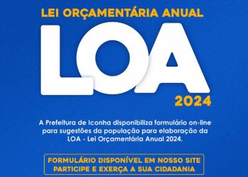 Iconha: Participe da elaboração da Lei Orçamentária Anual de 2024