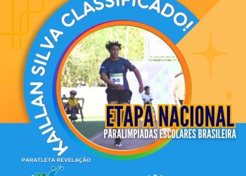 Itapemirim: Kaillan Silva se classifica para a nacional das Paralimpíadas Escolares