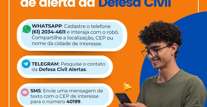 Kennedy: Defesa Civil municipal tem aplicativo de alerta