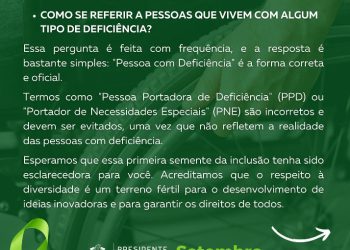 Kennedy: Prefeitura promove o Setembro Verde – Semeando Inclusão