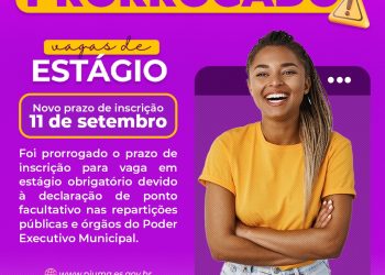 Piúma: Prefeitura prorroga prazo de inscrição para estágio obrigatório