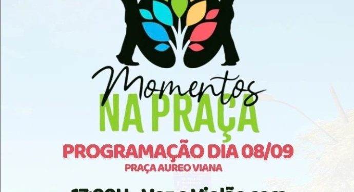 Rio Novo: Hoje é dia de ‘Momentos na Praça’