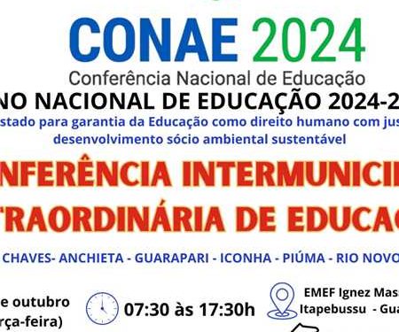Alfredo Chaves: Educação participa da edição extraordinária da Conae