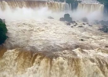 Clima: Cataratas do Iguaçu estão com vazão de mais de 24 milhões de litros por segundo