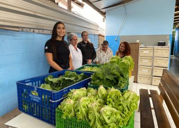 Dia Nacional do Idoso: Penitenciária estadual faz doações de cestas verdes para asilo