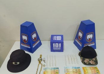 Guarapari: Militares do 10° Batalhão detém quatro suspeitos de tráfico e dois indivíduos com mandado de prisão em aberto