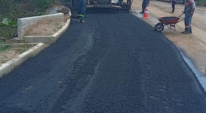 Guarapari: Pavimentação em Santa Luzia em fase de conclusão