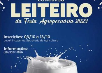 Iconha: Prefeitura faz concurso leiteiro na Festa Agropecuária