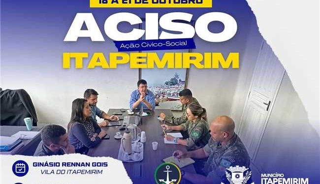 Itapemirim: Município recebe ação cívico-militar da Marinha do Brasil