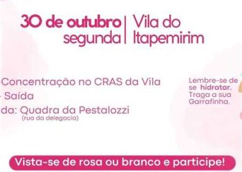 Itapemirim: Caminhada encerra a campanha do Outubro Rosa