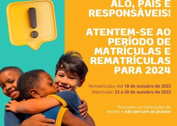 Itapemirim: Educação alerta para prazo de matrícula e rematrícula para 2024