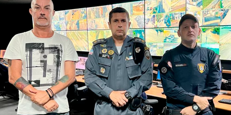 Marataízes: Polícias Civil e Militar acompanham trabalho da Guarda Municipal na Central de Videomonitoramento