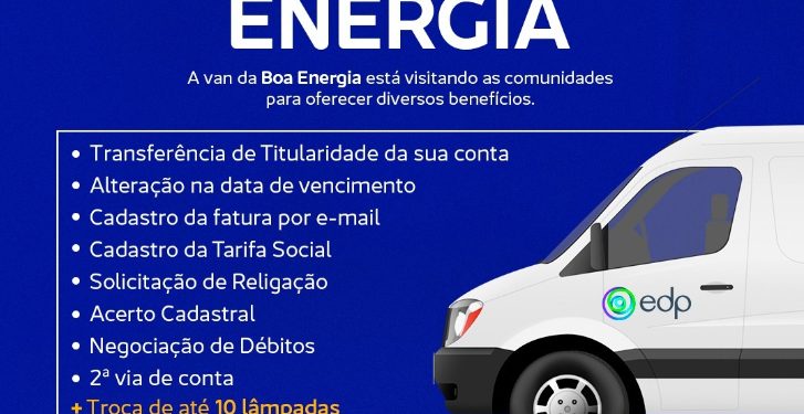 Marataízes: Van da Boa Energia chega ao município com diversos serviços