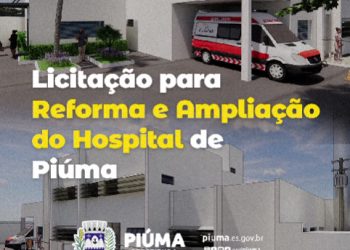 Piúma: Autorizado o edital para a licitação da reforma do hospital municipal