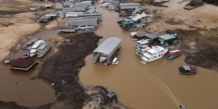 Amazonas: Rio Negro chega ao menor nível da história