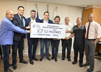 Vitória: Capital recebe valor recorde de R$ 52 milhões para investimentos no município