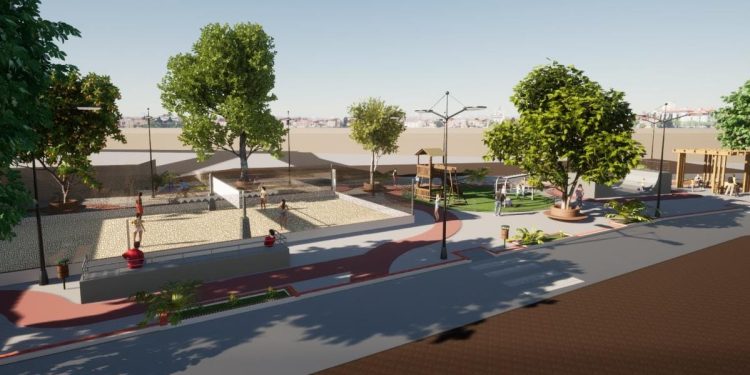 Anchieta: Praça com campo de areia e pista de skate para Jabaquara