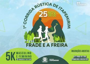 Itapemirim: Inscrições abertas para a 1° Corrida Rústica “Frade e a Freira”