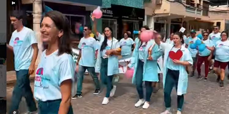 Iconha: Saúde promove desfile de prevenção ao câncer