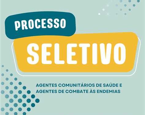 Iconha: Prefeitura abre processo seletivo para Agentes Comunitários de Saúde e Agentes de Combate às Endemias