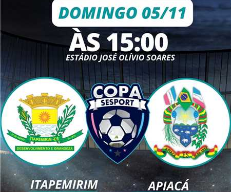 Esportes: Domingo é dia de jogo de decisão entre Itapemirim x Apiacá