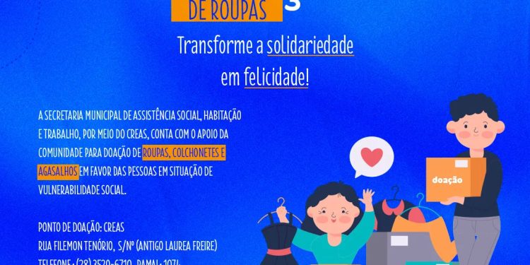 Marataízes: CREAS lança Campanha de Solidariedade