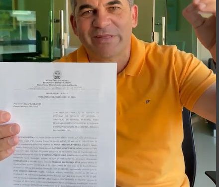 Piúma: Assinado o contrato da reforma do hospital municipal