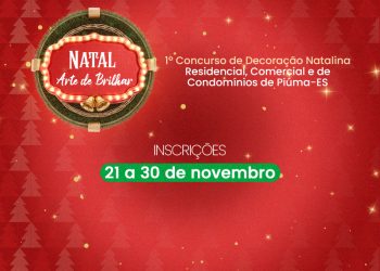 Piúma: Prefeitura abre inscrições para o 1º concurso de decoração natalina