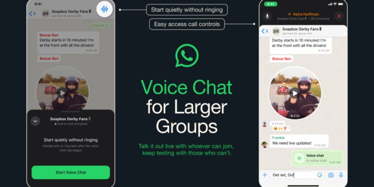 Tecnologia: WhatsApp lança bate-papo por voz para grupos grandes